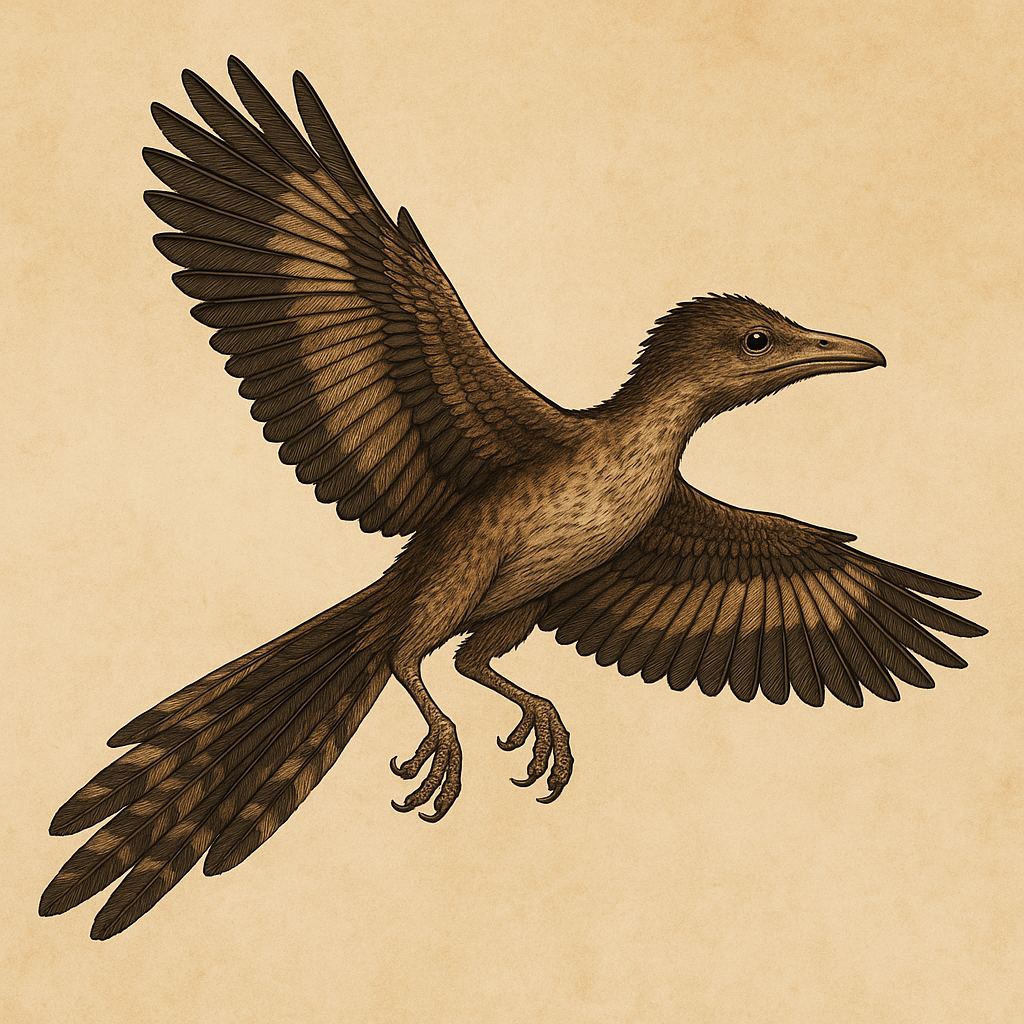Paléontologie, l'archéopteryx Exhumé dans les calcaires de Solnhofen en Allemagne